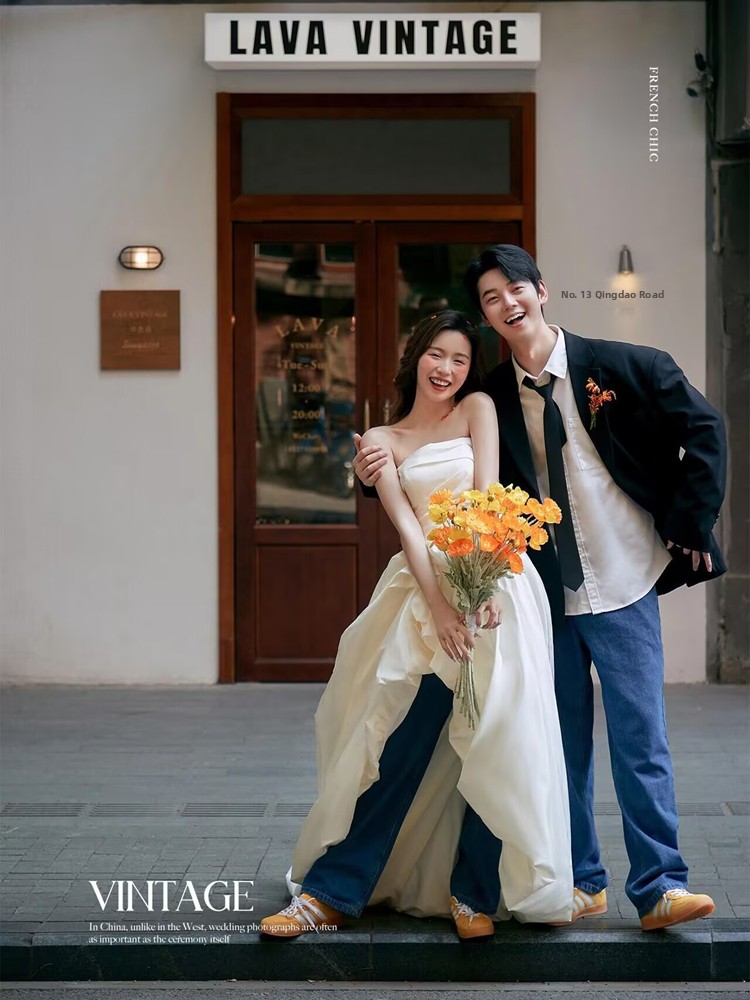 Korean Style Denim Young Coupl - Street Fashion Couple ulasan dan harga