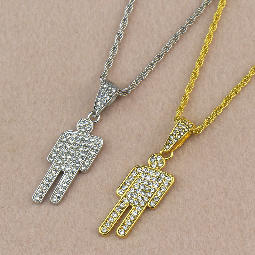 Hip Hop Necklace Stainless Ste - Street Fashion Couple ulasan dan harga