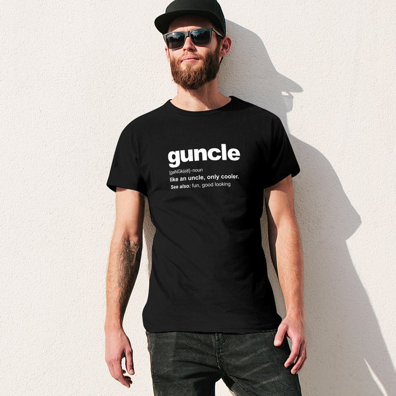 Guncle Definition Funny Gift f - Street Fashion Definition ulasan dan harga