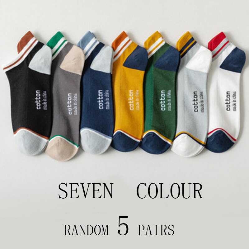 5 Pairs Man Short Socks Fashio - Street Fashion Style Youtube ulasan dan harga
