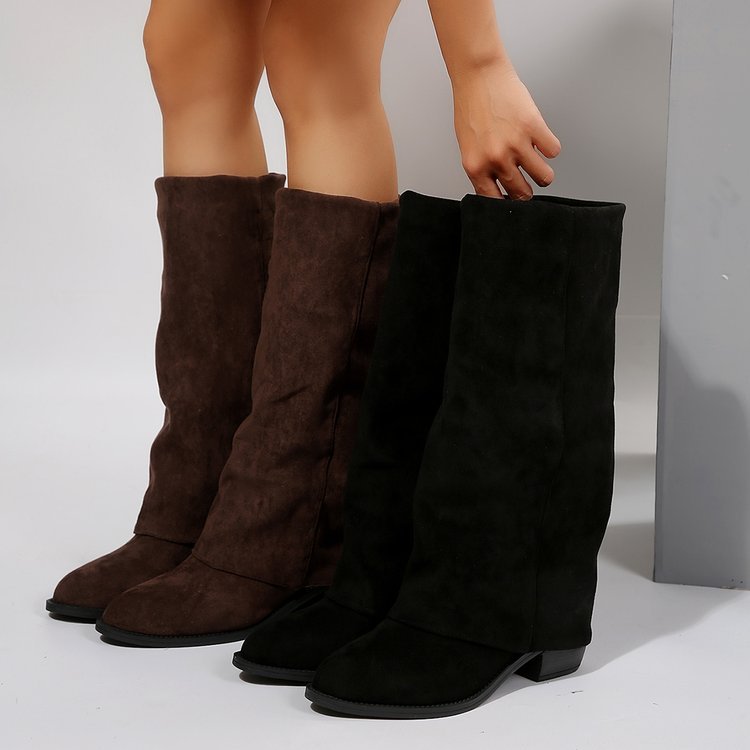 Women's Knee High Boots Autumn - Street Fashion Winter 2025 ulasan dan harga