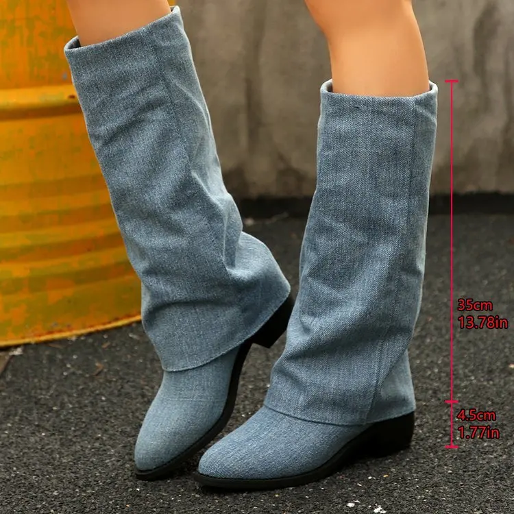 Women's Knee High Boots Autumn - Street Fashion Winter 2025 ulasan dan harga