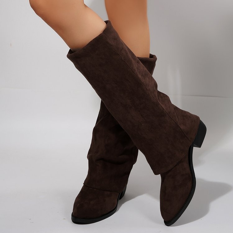 Women's Knee High Boots Autumn - Street Fashion Winter 2025 ulasan dan harga