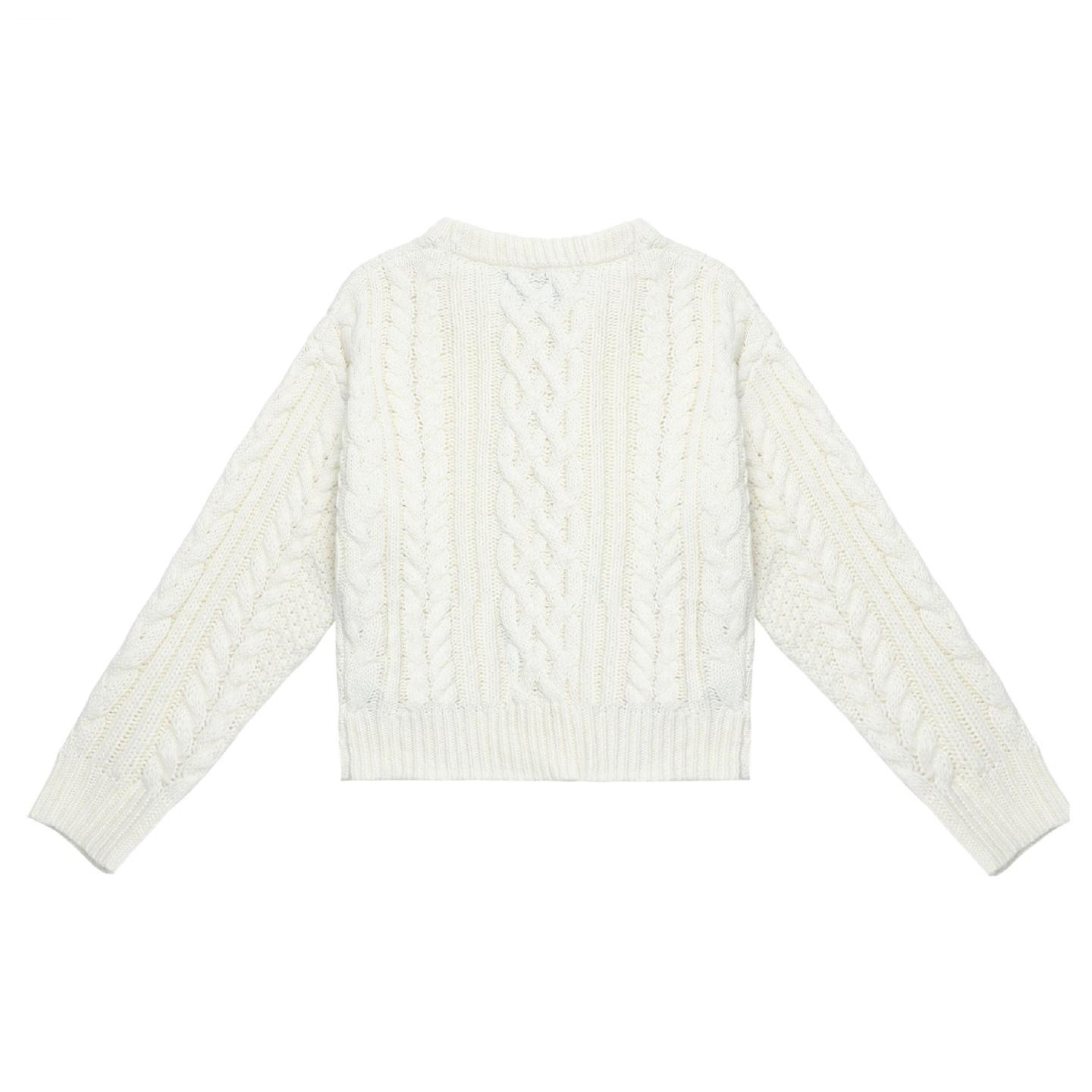 Thebarnnet Korea Fleece-Lined  - Oversized Crewneck Fleece ulasan dan harga