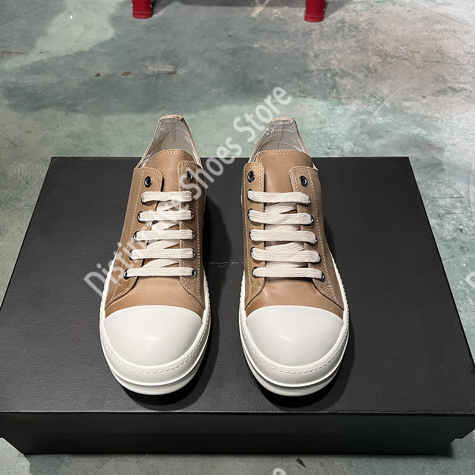 Leather Low Top Ro Men's Shoes - Street Fashion Couple ulasan dan harga