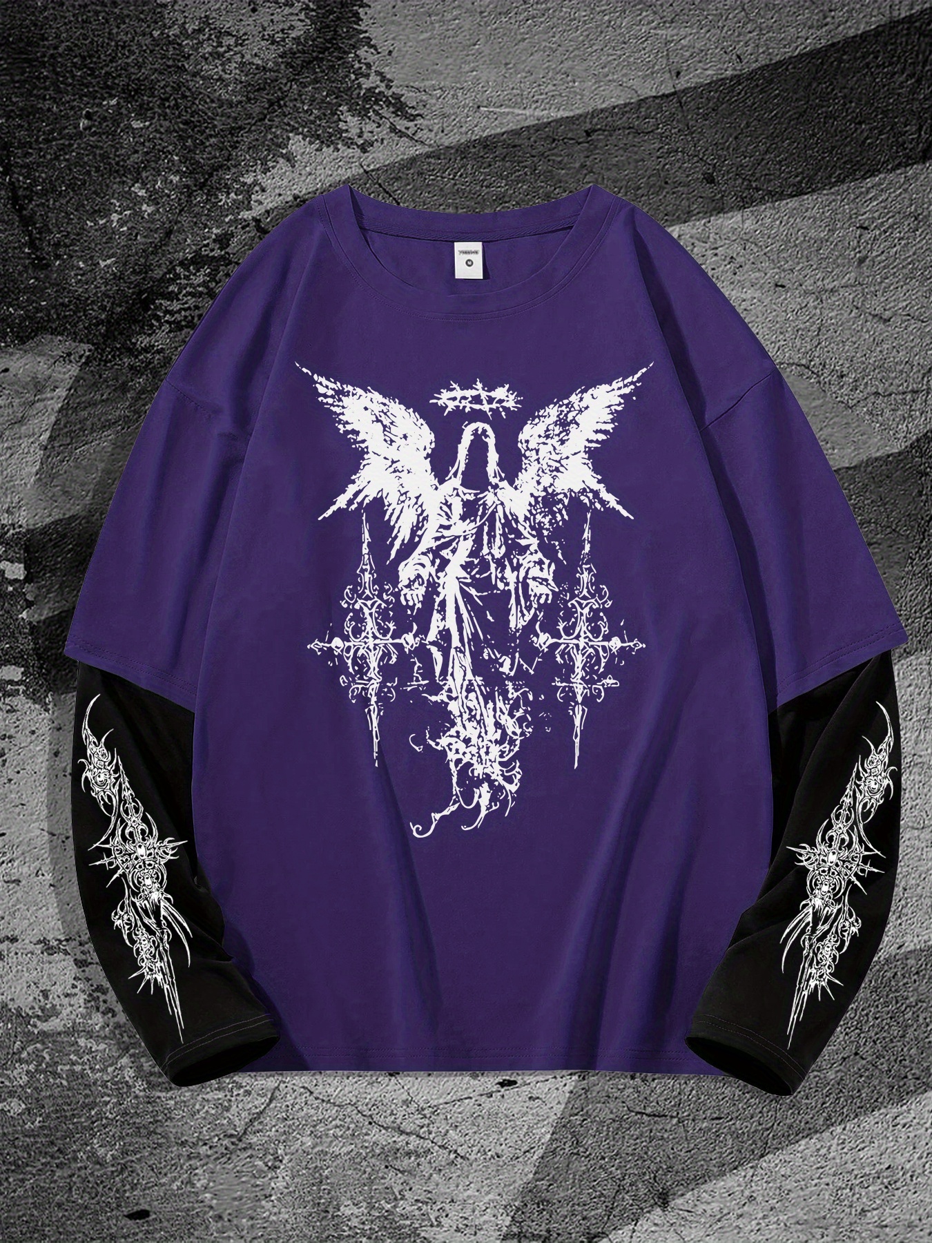New men's long-sleeved T-shirt - Street Fashion Men ulasan dan harga