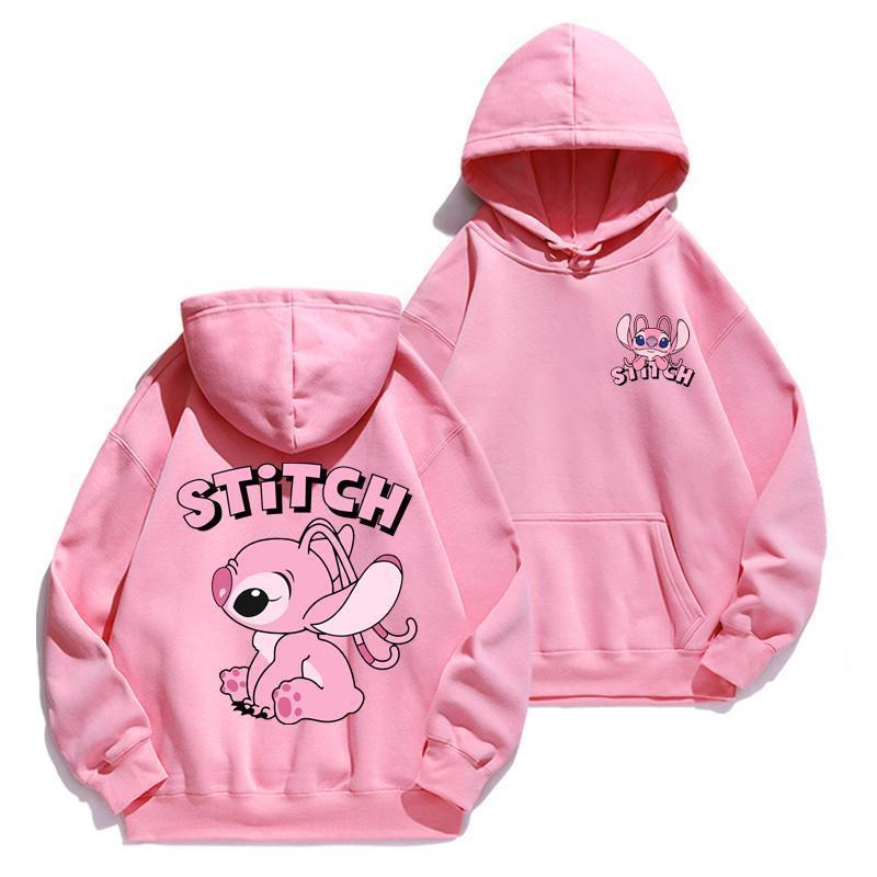 Cartoon Stitch Hoodie Loose Lo - Street Fashion Men ulasan dan harga