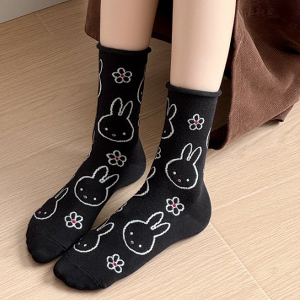 5 Pair Cute Funny Cartoon Rabb - Street Fashion Style Youtube ulasan dan harga