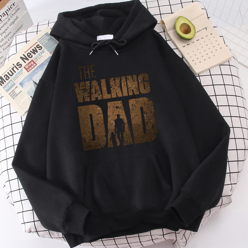 The Walking Dad Printing Men H - Oversized Crewneck Fleece ulasan dan harga