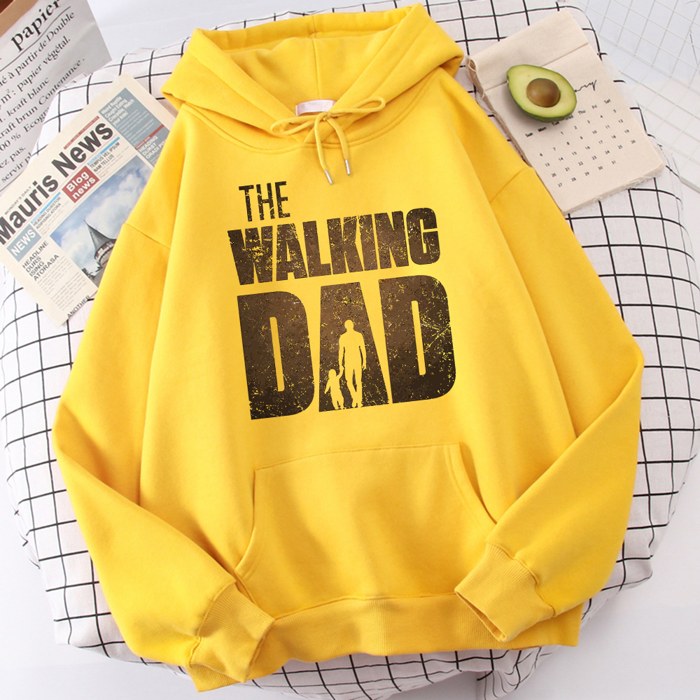The Walking Dad Printing Men H - Oversized Crewneck Fleece ulasan dan harga