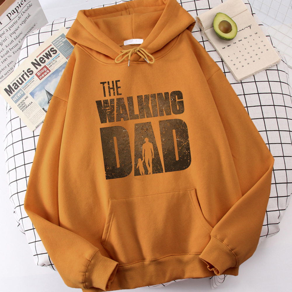 The Walking Dad Printing Men H - Oversized Crewneck Fleece ulasan dan harga