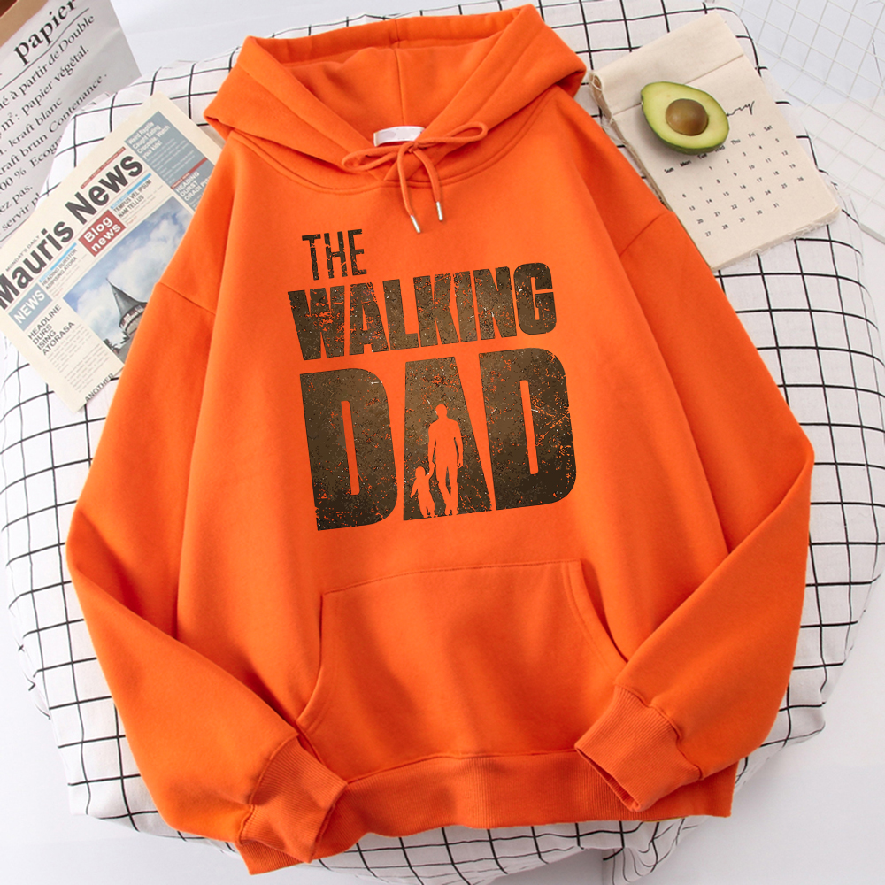 The Walking Dad Printing Men H - Oversized Crewneck Fleece ulasan dan harga