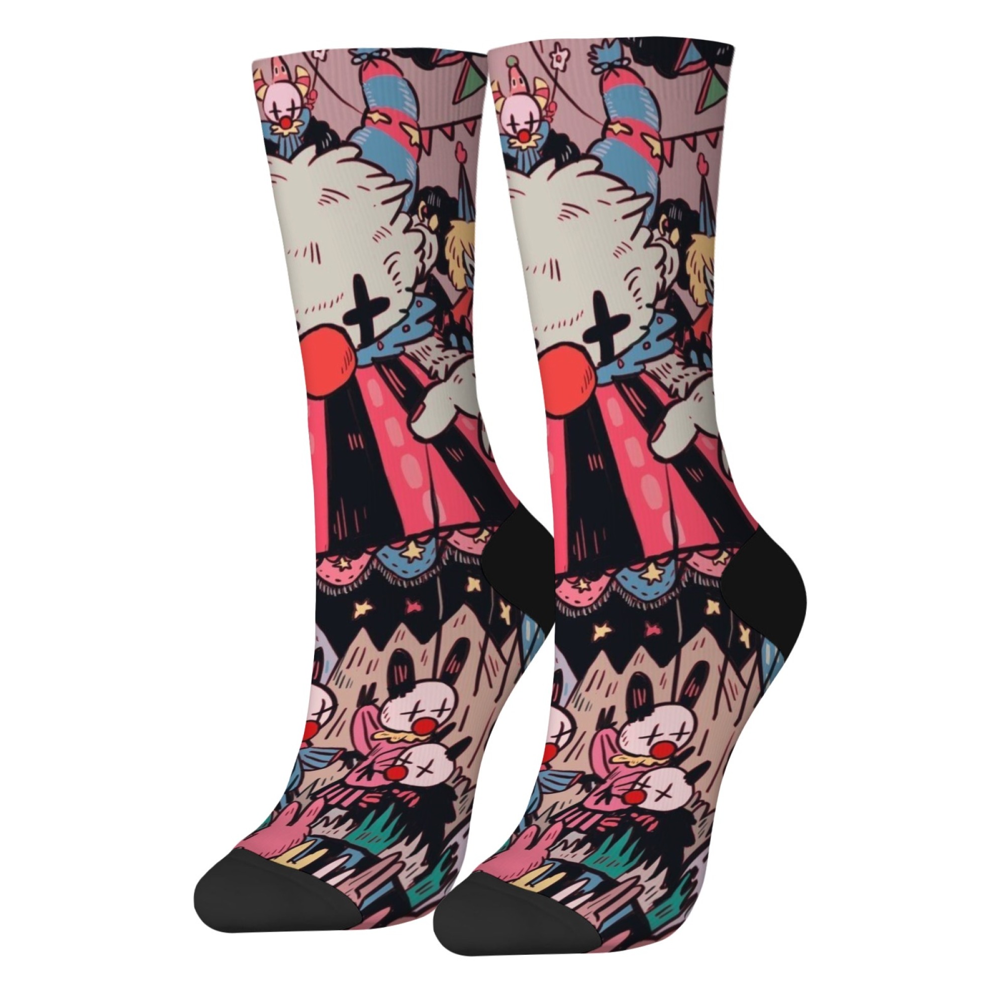 Amusement Park Clown Happy Soc - Street Fashion Style Youtube ulasan dan harga