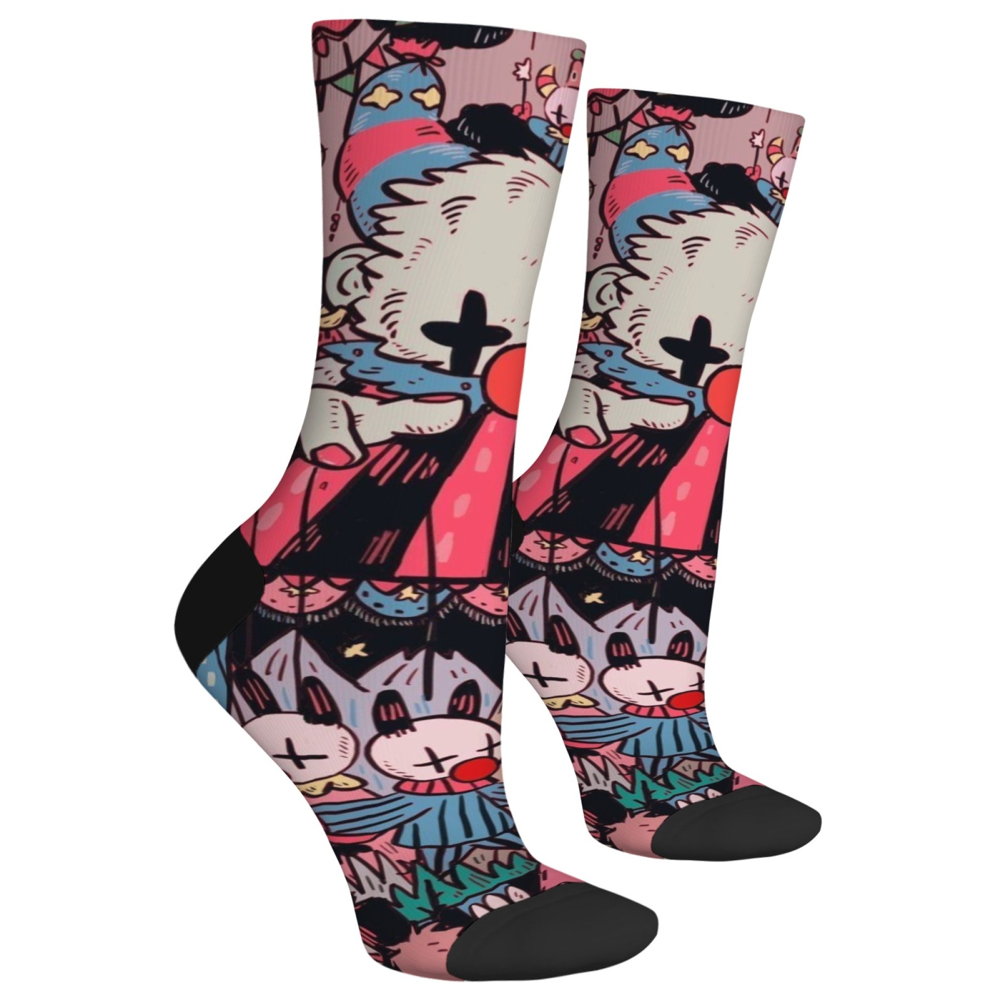 Amusement Park Clown Happy Soc - Street Fashion Style Youtube ulasan dan harga