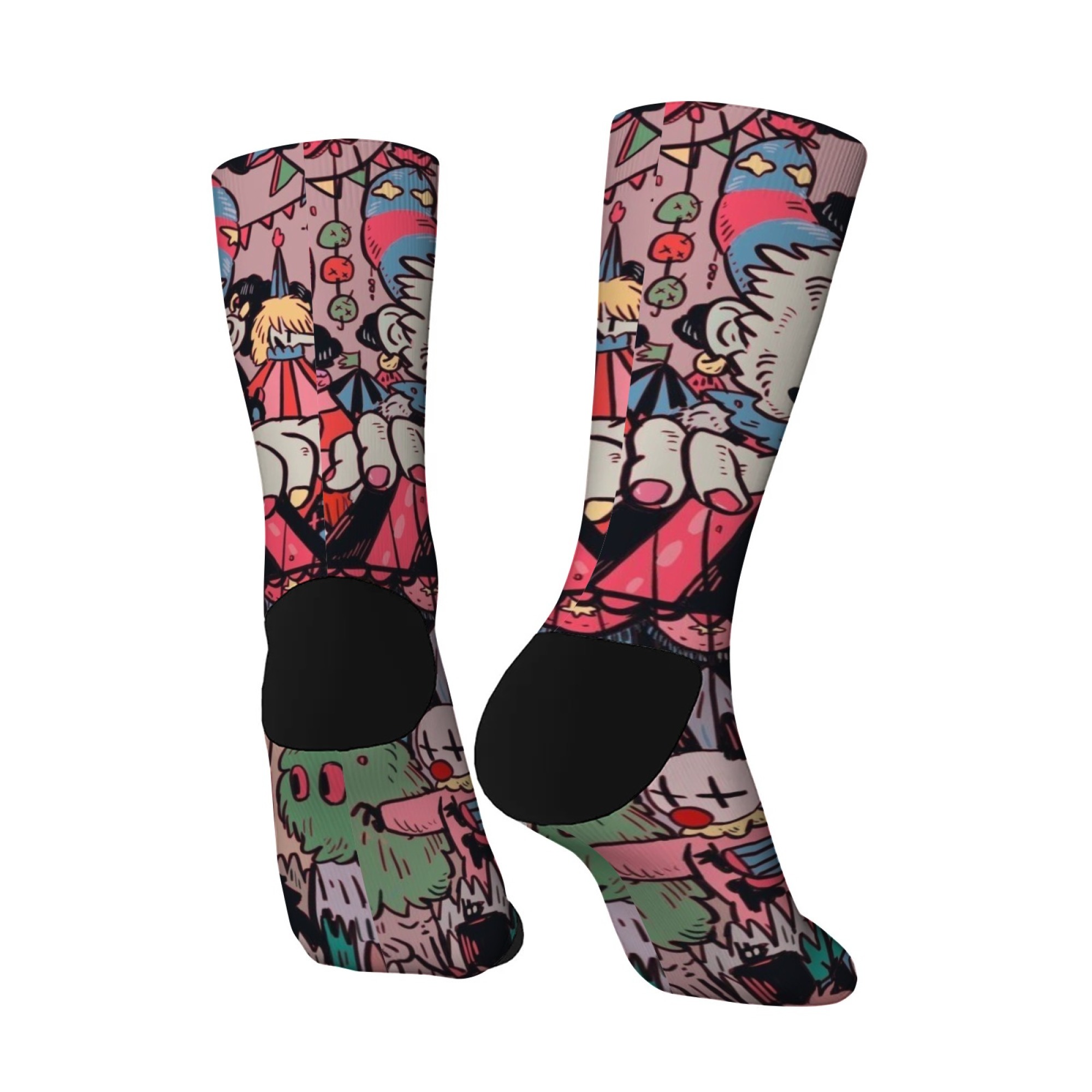 Amusement Park Clown Happy Soc - Street Fashion Style Youtube ulasan dan harga